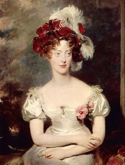 Sir Thomas Lawrence Portrait of Caroline oil painting image